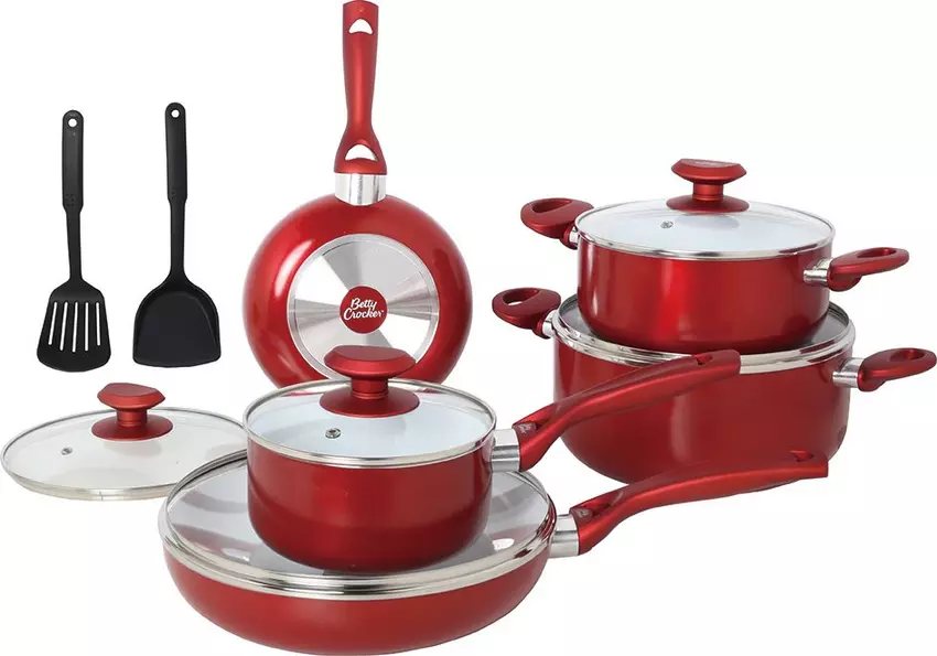 Betty Crocker, Teflon Set Of 12 Pcs