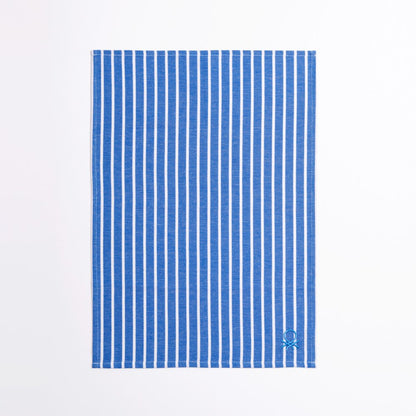 Benetton Home, Set 3Pcs Kitchen Towel & Napkin (Terry Towel + Napkin 50x70cm (X2)) 100& Cotton Blue Rainbow Be, BE-0856