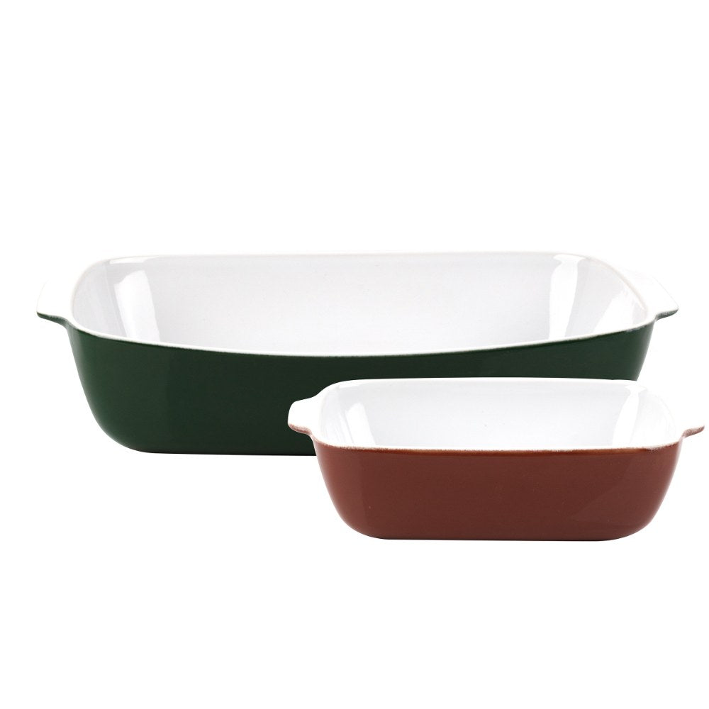 Benetton Home, Set 2Pcs Roasters Stoneware Safari Be, BE-0904