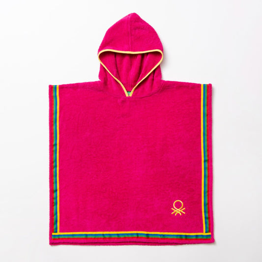 Benetton Home, Kids Poncho Bathrobe 65x65cm 380 Gsm 100% Cotton Kids Be, BE-1397-BL, Available in Different Colors