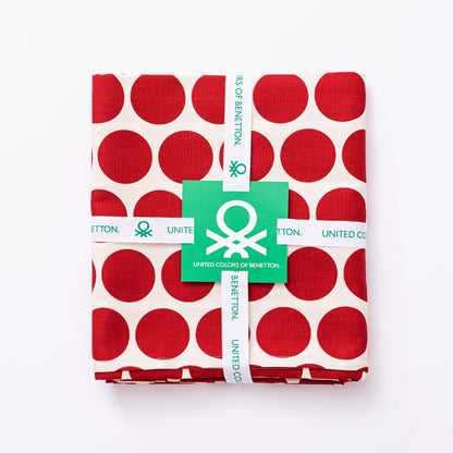 Benetton Home, Table Cloth 170x200cm Printed 190Gsm 100% Panama Cotton Black Dots FW23 Be, BE-2180