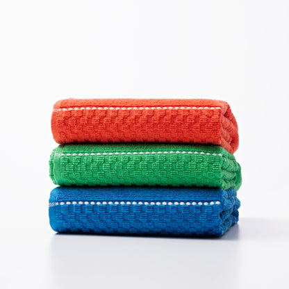 Benetton, Set 3Pcs Kitchen Towel 50x70cm 420Gsm [Blue], [Red], [Green], BE-2361