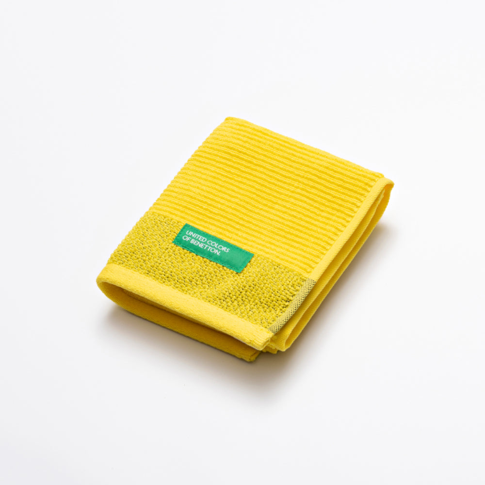 Benetton, Guest Towel 40x60cm 450Gsm 100% Cotton [Yellow], BE-2375