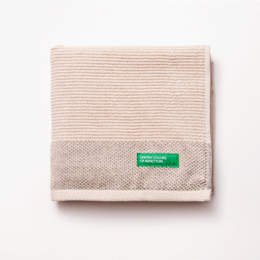 Benetton, Hand Towel 50x100cm 450Gsm 100% Cotton [Beige], BE-2376