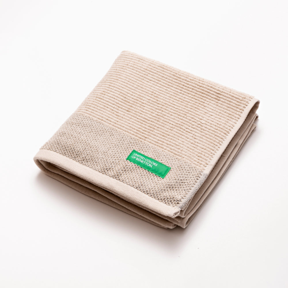 Benetton, Hand Towel 50x100cm 450Gsm 100% Cotton [Beige], BE-2376