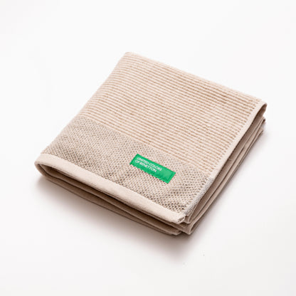 Benetton, Hand Towel 50x100cm 450Gsm 100% Cotton [Beige], BE-2376