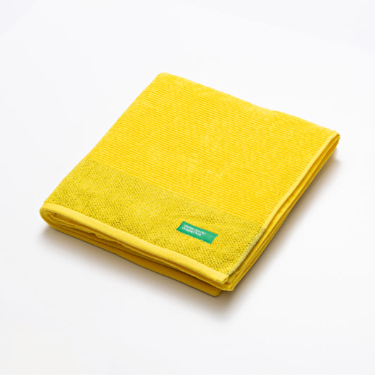 Benetton, Bath Towel 70x140cm 450Gsm 100% Cotton [Yellow], BE-2385