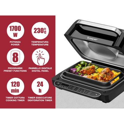 Beper, Multicooker 1700W Black, P101Fri080