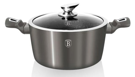 Berlinger Haus, Casserole With Lid 28 Cm, Carbon Metallic Line