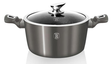Berlinger Haus, Casserole With Lid 28 Cm, Carbon Metallic Line