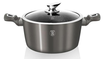 Berlinger Haus, Casserole With Lid 28 Cm, Carbon Metallic Line