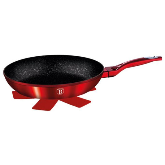 Berlinger Haus, Frypan 28 Cm, Metallic Line Burgundy Edition