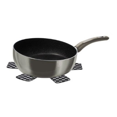 Berlinger Haus, Flip Frypan, 26 Cm, Metallic Line Carbon Edition, Free Protector