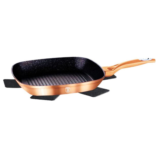 Berlinger Haus, Rosegold Metallic Line - 28Cm Grill Pan