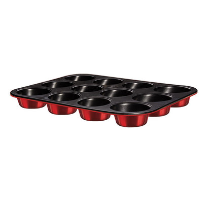 Berlinger Haus, 12 Pcs Muffin Pan, Burgundy