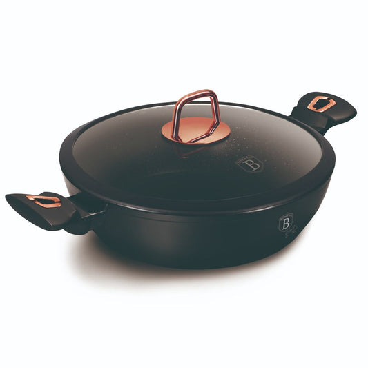 Berlinger Haus, Shallow Pot, 28 Cm, Black Rose Collection