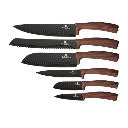 Berlinger Haus, 6 Pcs Knife Set, Original Wood