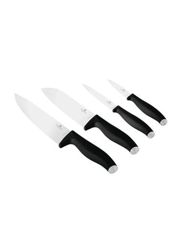 Berlinger Haus, 4 Pcs Knife Set, Black Vantage Collection/Matte Black Collection/Black Silver Collection