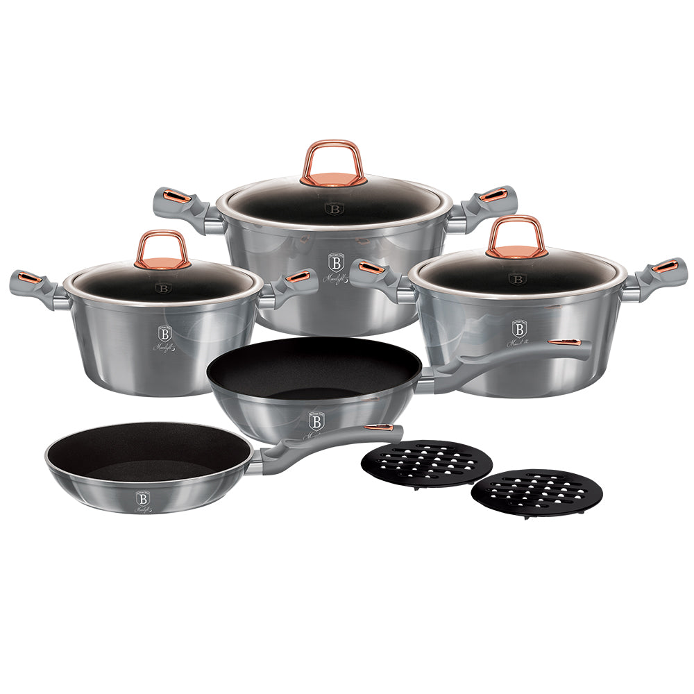 Berlinger Haus, 10 Pcs Cookware Set, Moonlight Edition