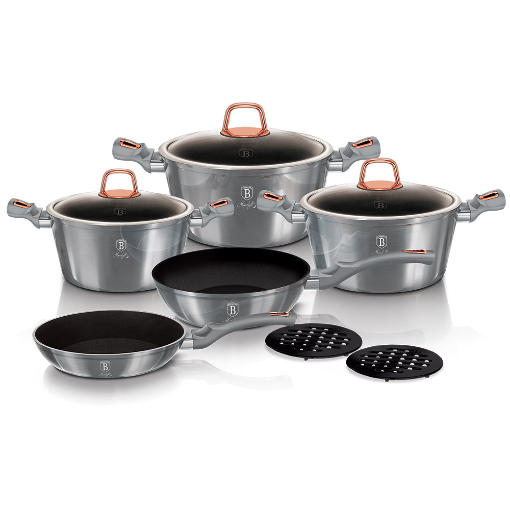 Berlinger Haus, 10 Pcs Cookware Set, Moonlight Edition