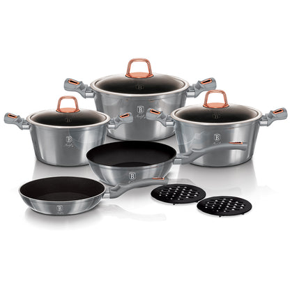 Berlinger Haus, 10 Pcs Cookware Set, Moonlight Edition