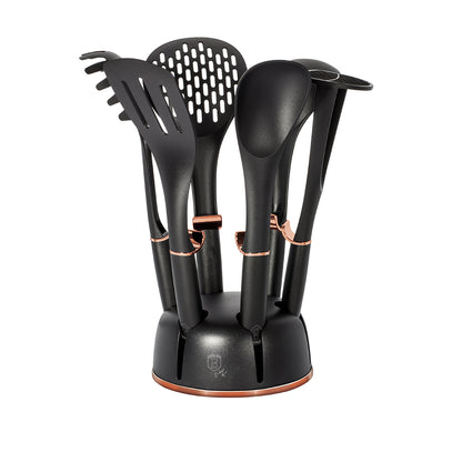 Berlinger Haus, 7Pcs Kitchen Tools Set, Black Rose Collection