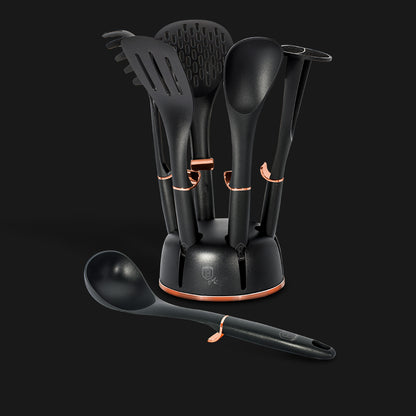 Berlinger Haus, 7Pcs Kitchen Tools Set, Black Rose Collection