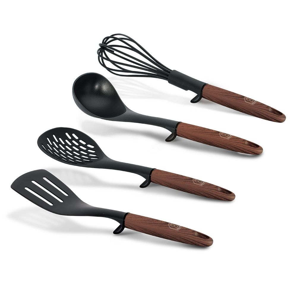 Berlinger Haus, 4 Pcs Kitchen Tool Set, Ebony Rosewood Collection