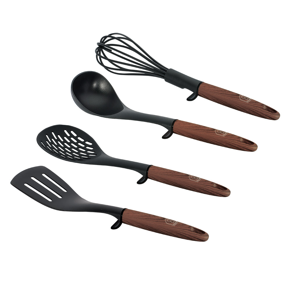 Berlinger Haus, 4 Pcs Kitchen Tool Set, Ebony Rosewood Collection