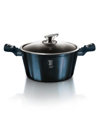 Berlinger Haus, Casserole With Lid, 30 Cm, Metallic Line Aquamarine Edition