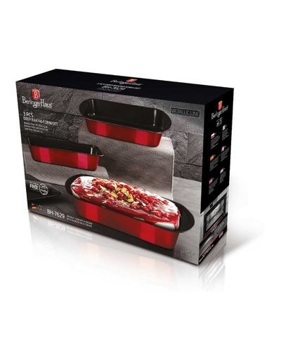 Berlinger Haus, 3 Pcs Baking Form Set Burgundy
