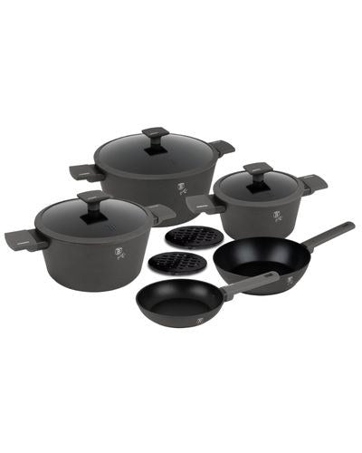 Berlinger Haus, 10 Pcs Cookware Set, Anthracite Collection