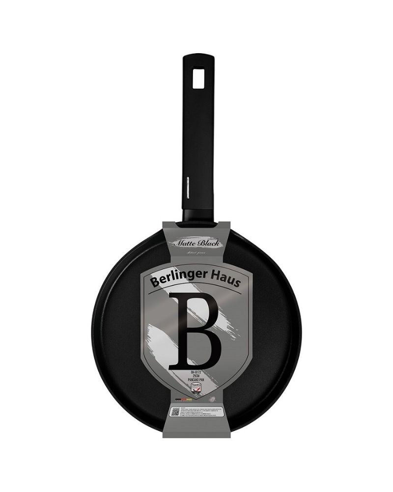 Berlinger Haus, Matte Black 25Cm Pancake Pan B/6