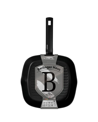 Berlinger Haus, Matte Black 28Cm Grill Pan B/6