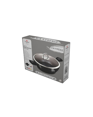 Berlinger Haus, Black Vantage 28Cm Shallow Pot With Lid B/6