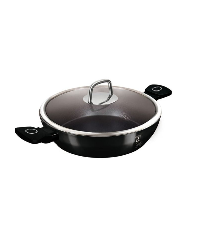 Berlinger Haus, Black Vantage 30Cm Shallow Pot With Lid B/6