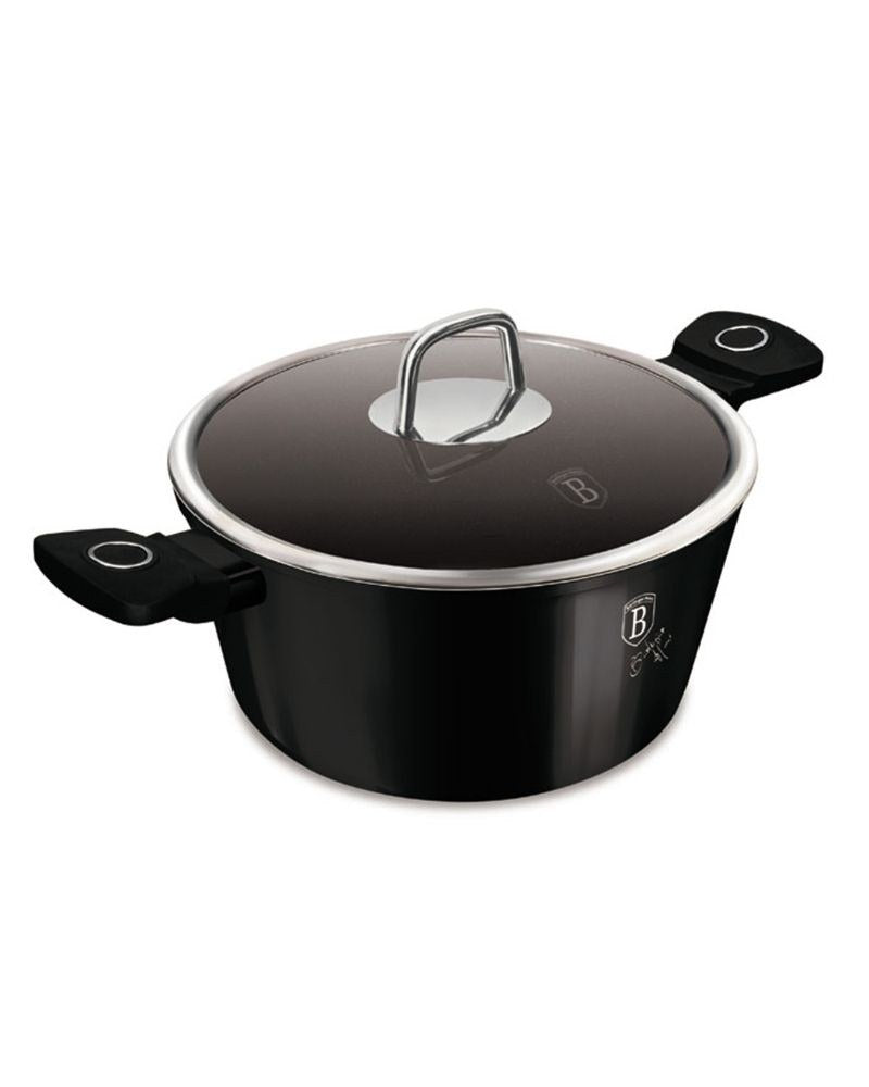 Berlinger Haus, Black Vantage 24Cm Casserole With Lid B/6