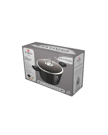 Berlinger Haus, Black Vantage 24Cm Casserole With Lid B/6