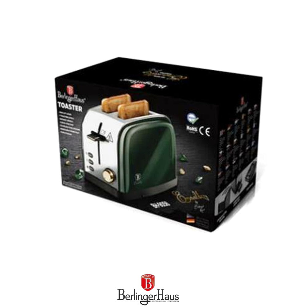 Berlinger Haus, 2 Slices Toaster, Emerald Collection