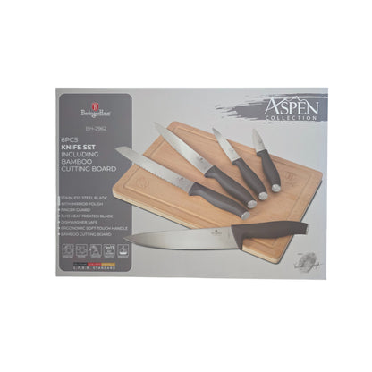 Berlinger Haus, 6 Pcs Knife Set With Bamboo Cutting Board, BH/2962