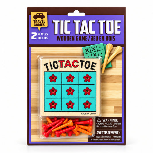 Smile Yalla, Secret Santa, Wooden Pocket Games, Tic Tac Toe