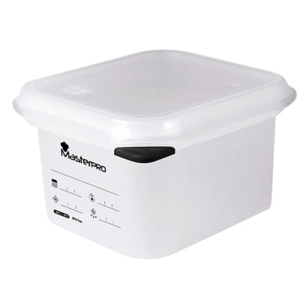 MASTERPRO Rectangular Plastic Storage Box-1.7L, Thermal Resistance From -40C To +95C, Microwave, Refrigerator And Freezer Safe, BGEU-2941