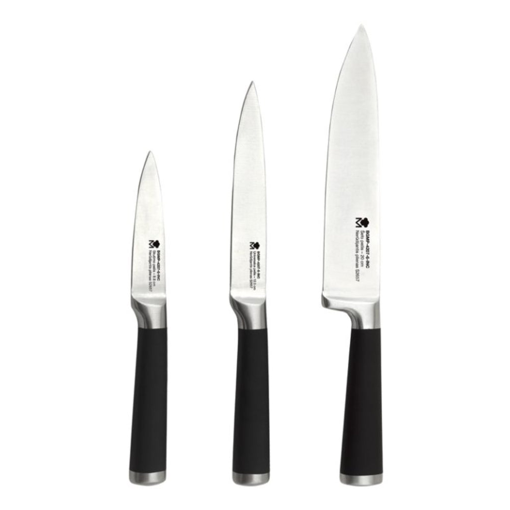MASTERPRO Set 3 Knifes SS Foodies MP, BGMP-4207-6