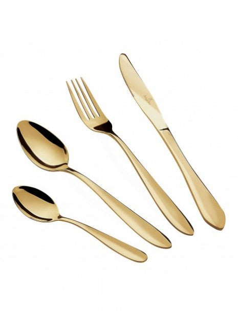 Berlinger Haus, 24 Pcs Cutlery Set, Mirror [Yellow Gold], BH/3079