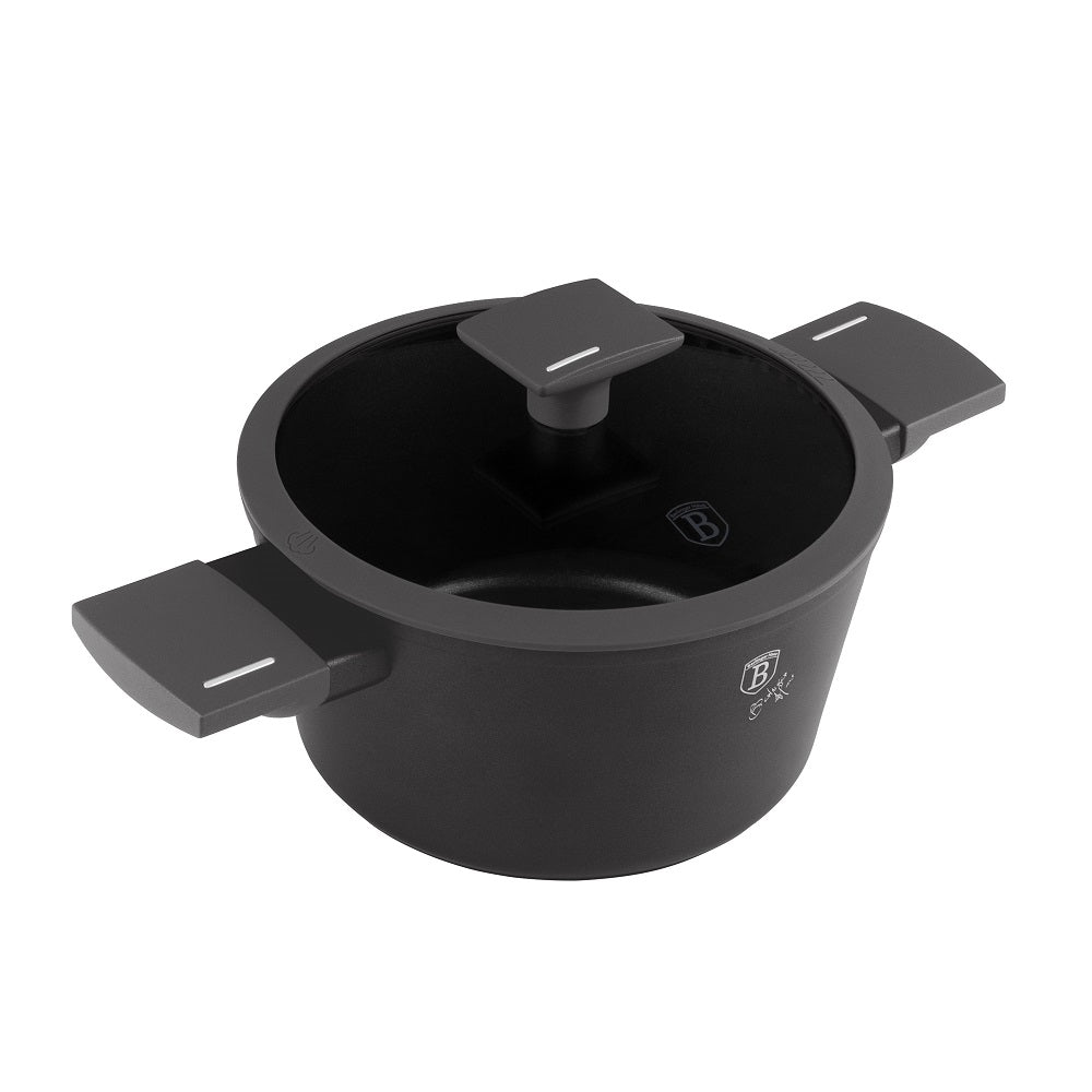 Berlinger Haus Casserole With LID, 28cm [Anthracite], BH-8132