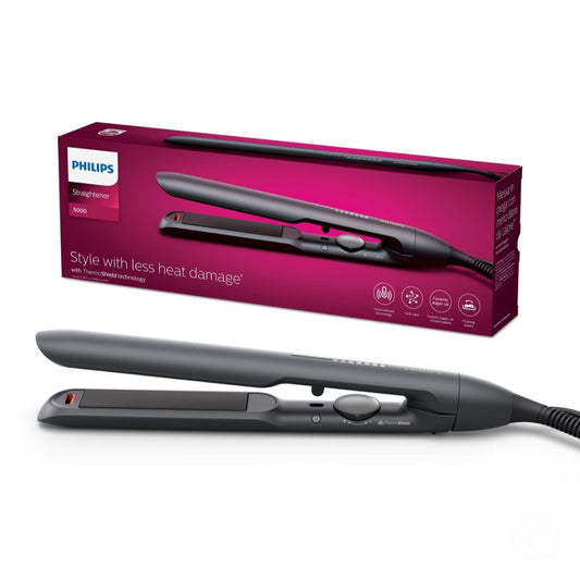 Philips, Hair Straightener, Thermoshield Protect ,Ionic Care, Argan Oil Infused Plates, (philips Official Warranty)