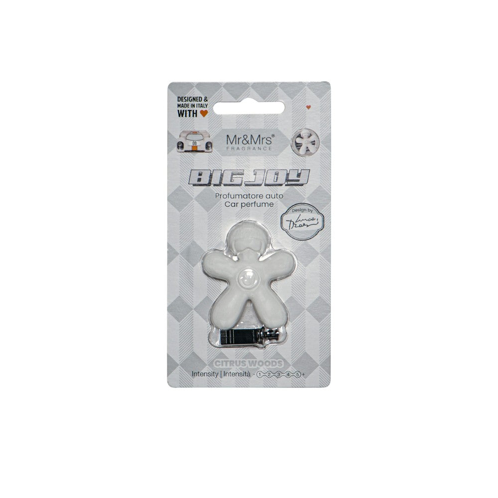 Mr&Mrs Fragrance, Car Air Freshener Big Joy , White Citrus Woods