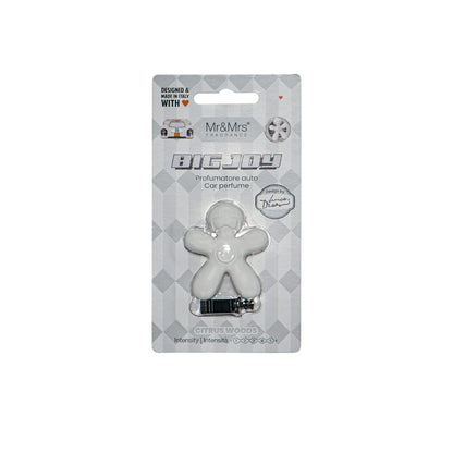 Mr&Mrs Fragrance, Car Air Freshener Big Joy , White Citrus Woods