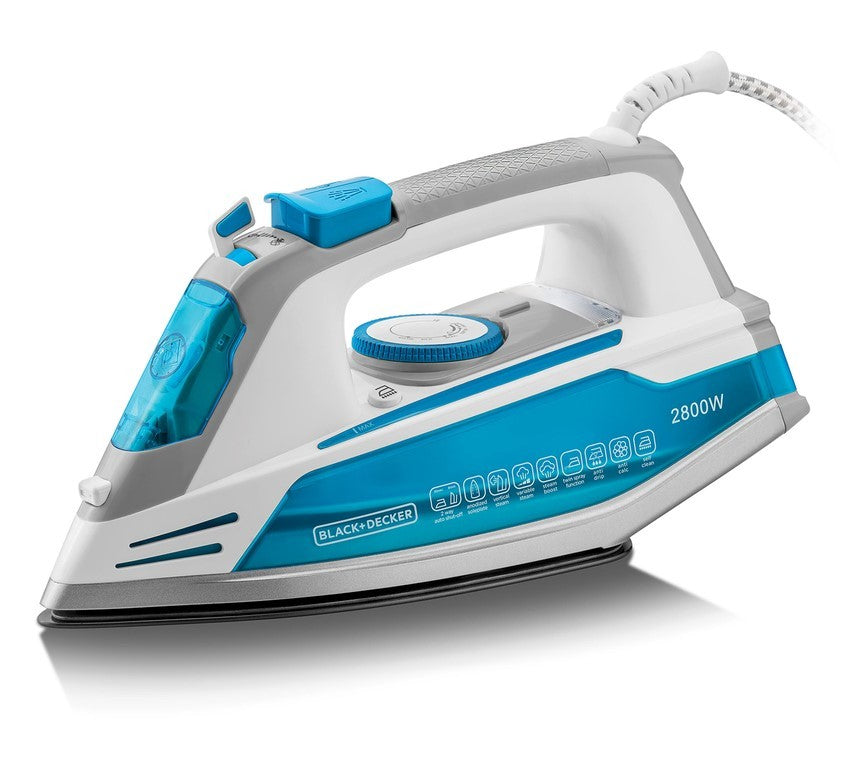Black & Decker, Steam Iron 2800W 110G/Min Anodized