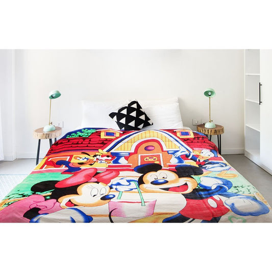 Cool Gift, 160x200 cm, Mickey Sherpa Throw Blanket